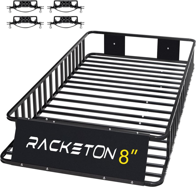 Racketon حامل أمتعة سقف SUV صغير 74” x 39” x 8” - Image 1